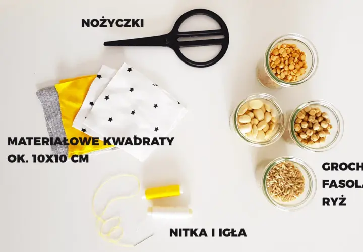 Jak zrobić woreczki sensoryczne z łatwych materiałów w domu