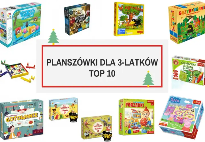 Ranking najlepszych gier planszowych dla 3 latka, które rozweselą malucha