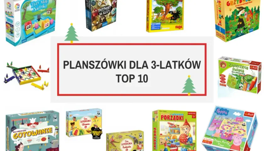 Ranking najlepszych gier planszowych dla 3 latka, które rozweselą malucha