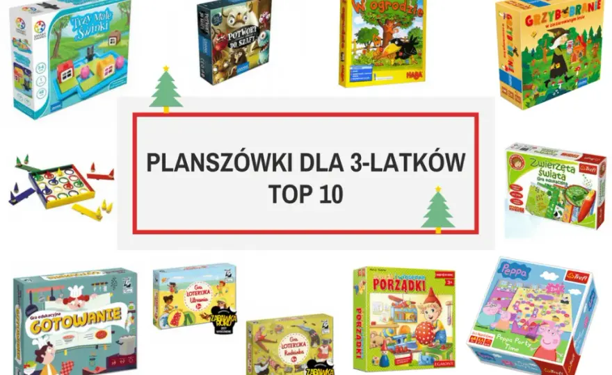 Ranking najlepszych gier planszowych dla 3 latka, które rozweselą malucha