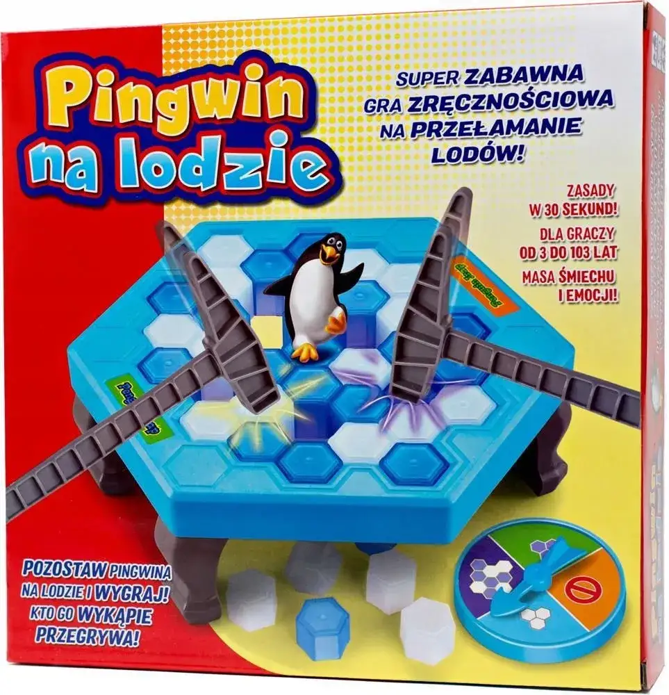 Zdjęcie Gra planszowa pingwiny na lodzie - idealna zabawa dla całej rodziny